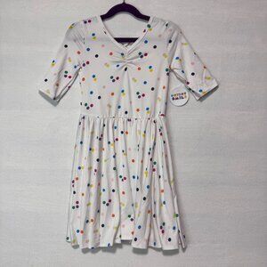 Dotdotsmile Dress Size 7 Multi Color Circles New with Tags